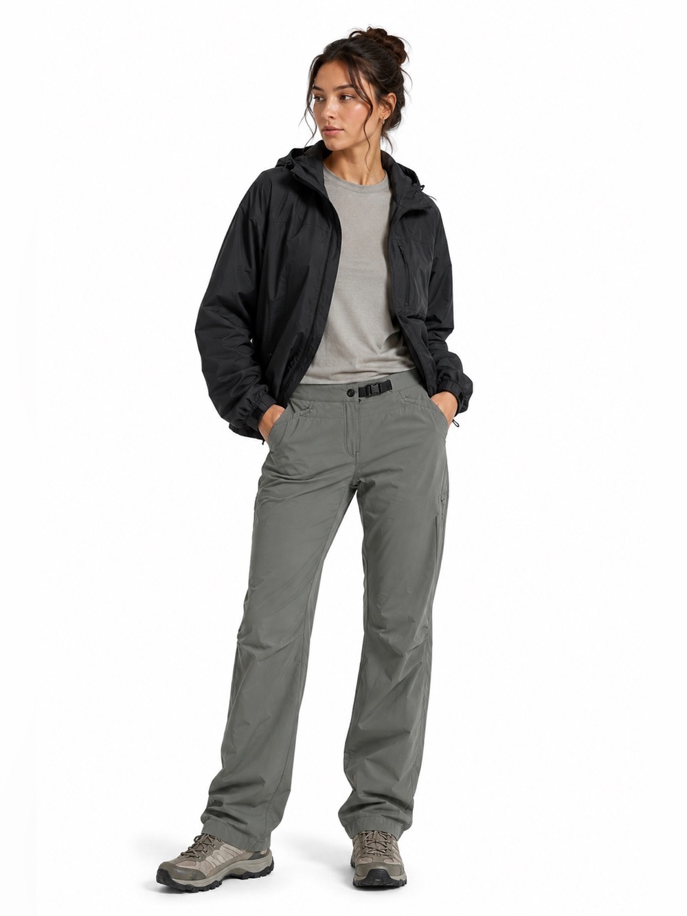MEC Stretch Granitic Pants Women’s Size 16 Olive Hiking Climbing Pants